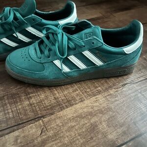 Adidas Kids Turquoise and White Sneakers